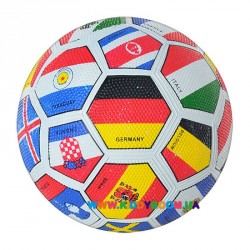 Мяч футбольный резиновый VA 0004